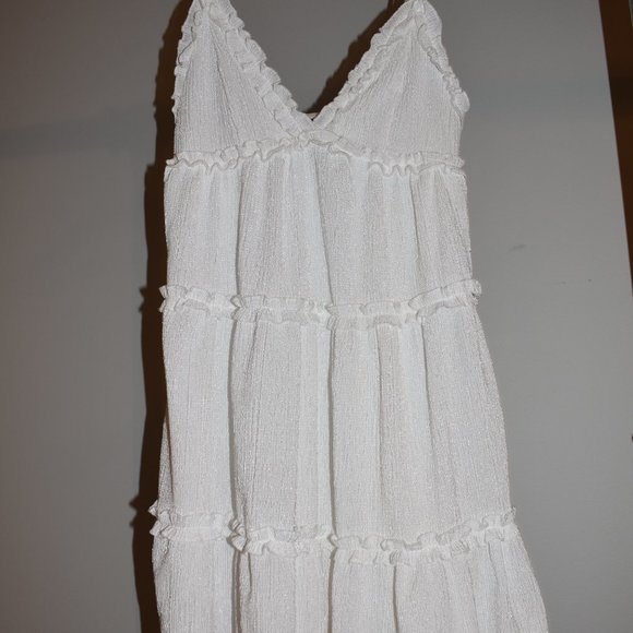Wild Fable White Ruffled Sundress - Picture 4 of 4